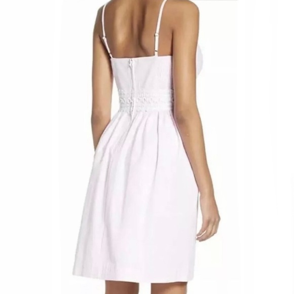 New! Lilly Pulitzer Sleeveless Seersucker Dress In Capri Coral Size 6🎀 - Picture 9 of 13